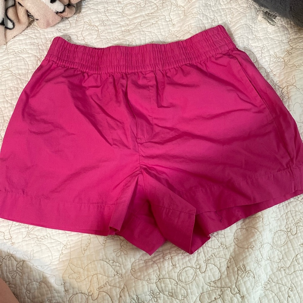 Pink boxer shorts